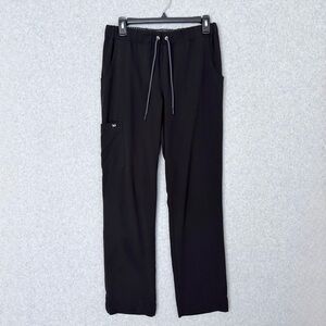 Koi Next Gen Womens Scrub Pants 739 Black Size Small Everyday Hero Straight Leg